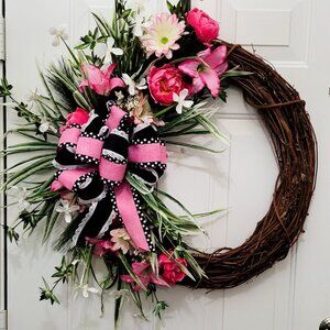 22 Inch Grapevine Spring Wreath